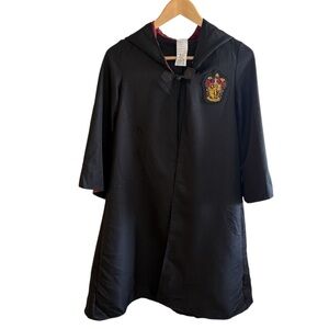 Harry Potter Gryffindor Robe Costume Wizarding World Hooded Cloak Youth Medium